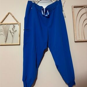 Figs Royal Blue Joggers Petite